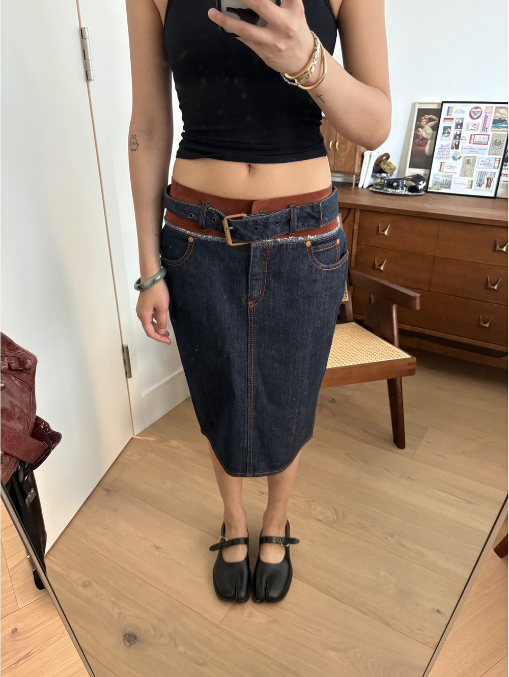 Vintage Jean Paul Gautlier Denim Skirt